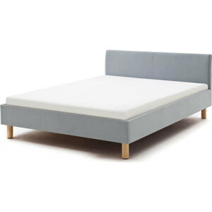 Modro-šedá čalouněná jednolůžková postel 120x200 cm Lena – Meise Möbel