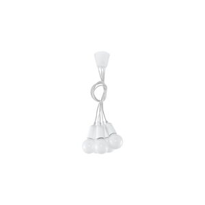 Bílé závěsné svítidlo ø 25 cm Rene – Nice Lamps