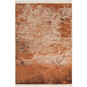 Oranžový koberec s podílem recyklované bavlny Nouristan, 160 x 230 cm