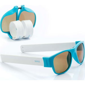 Modro-bílé sluneční srolovatelné brýle InnovaGoods Sunfold PA2