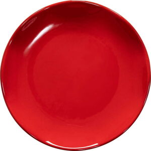 Červený kameninový dezertní talíř Casafina Cook & Host, ø 20,5 cm