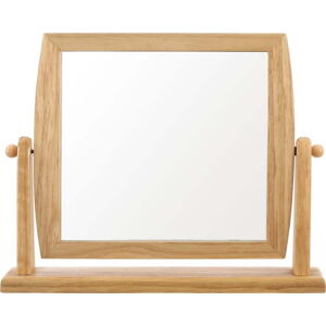 Zrcátko s dřeveným rámem Table Mirror, 9 cm