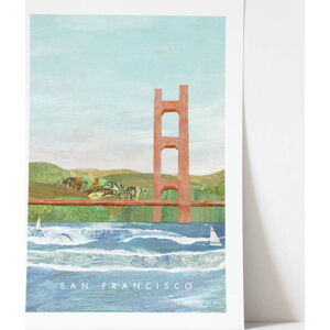 Plakát Travelposter San Francisco II, A3