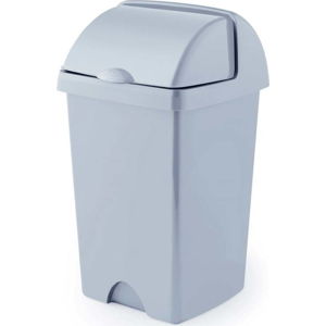 Šedý odpadkový koš z recyklovaného plastu Addis Eco Range, 25 l