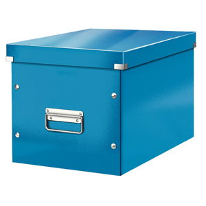 Modrá úložná krabice Leitz Office, délka 36 cm