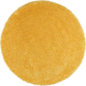 Žlutý koberec Universal Aqua Liso, ø 100 cm