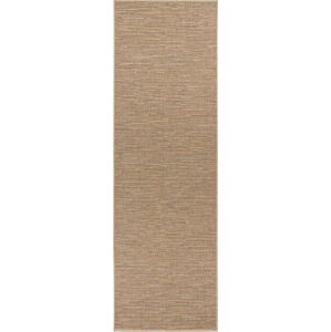 Hnědý běhoun BT Carpet Laura, 80 x 450 cm