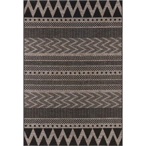 Černo-béžový venkovní koberec NORTHRUGS Sidon, 160 x 230 cm