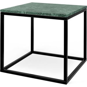 Zelený mramorový příruční stolek TemaHome Prairie, 50 x 47 cm