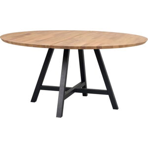 Kulatý jídelní stůl s deskou z dubového dřeva 150x150 cm Carradale - Rowico