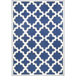 Modro-bílý koberec Zala Living Noble, 160 x 230 cm