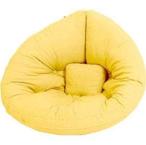 Žluté relaxační dětské křesílko Mini Nido - Karup Design