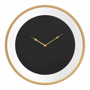 Černé nástěnné hodiny Mauro Ferretti Fashion, ø 60 cm