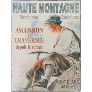 Nástěnná cedule Antic Line Haute Montagne, 25 x 33 cm