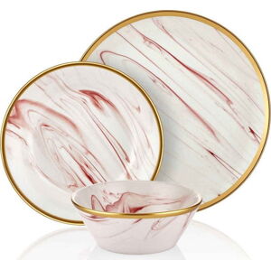 18dílný set porcelánového nádobí Mia Lucid Rose
