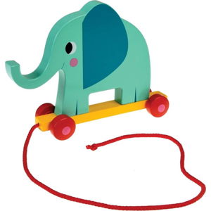 Dřevěná hračka Rex London Elvis The Elephant, délka 18 cm