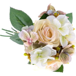 Umělá dekorativní kytice hortenzií a růži Dakls Basso