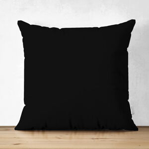 Černý povlak na polštář Minimalist Cushion Covers, 45 x 45 cm