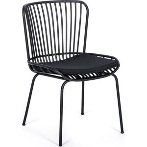 Sada 2 černých zahradních židlí Bonami Selection Rimini