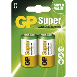 Sada 2 alkalických baterií EMOS GP Super C