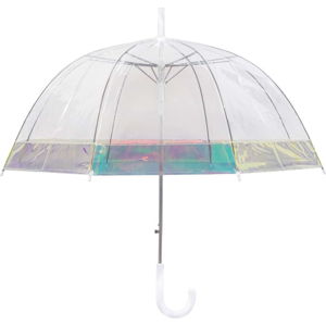 Dámský transparentní holový deštník Ambiance Iridiscent, ⌀ 85 cm