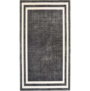 Bílo-šedý pratelný koberec 180x120 cm - Vitaus