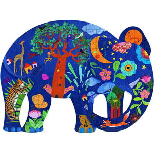Dětské puzzle se 150 dílky Djeco Elephant