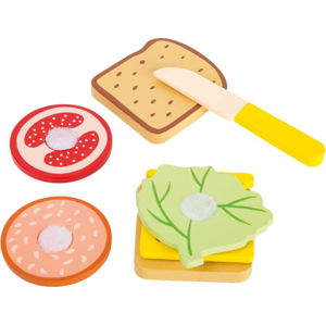 Set dětských dřevěných hraček na výrobu sendviče Legler Snacktime