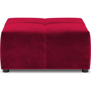 Červený sametový modul pohovky Rome Velvet - Cosmopolitan Design