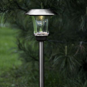 Stříbrné zahradní LED svítidlo Star Trading Granada