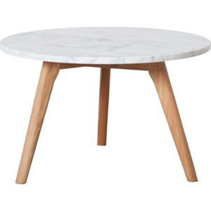 Odkládací stolek s deskou v dekoru kamene Zuiver, ⌀ 50 cm