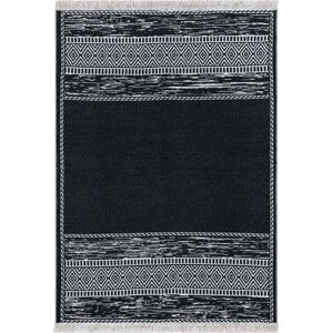 Černo-bílý bavlněný koberec Oyo home Duo, 160 x 230 cm