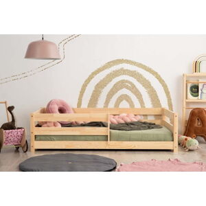 Dětská postel z borovicového dřeva v přírodní barvě 80x200 cm Mila CPD – Adeko