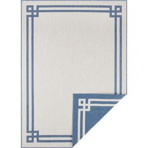 Modro-krémový venkovní koberec Bougari Manito, 80 x 150 cm