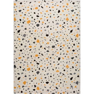 Bílý koberec Universal Adra Punto, 80 x 150 cm
