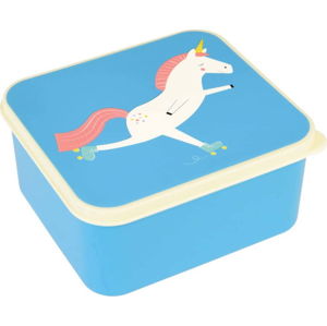 Modrý svačinový box s jednorožcem Rex London Magical Unicorn