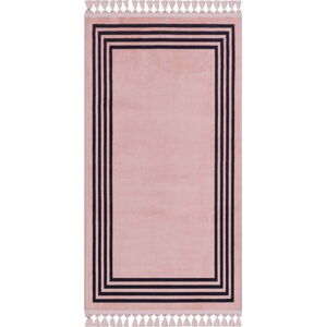Růžový pratelný koberec 160x100 cm - Vitaus