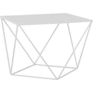 Bílý odkládací stolek Custom Form Daryl, 60 x 60 cm