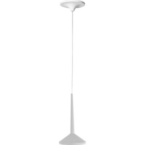 Bílé závěsné svítidlo SULION Rita, výška 100 cm