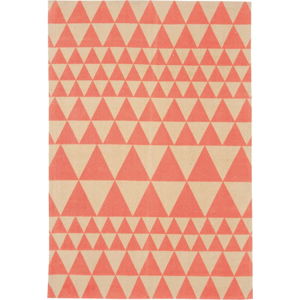Červeno koberec Asiatic Carpets Triangles, 120 x 170 cm
