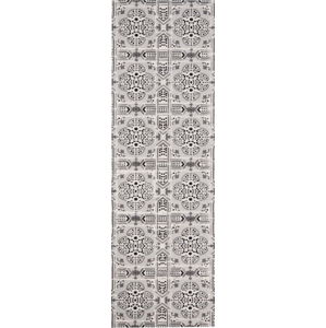 Šedý běhoun Zala Living Cook & Clean Tile, 45 x 140 cm
