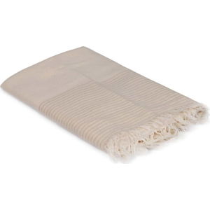Béžový ručník, 170 x 90 cm