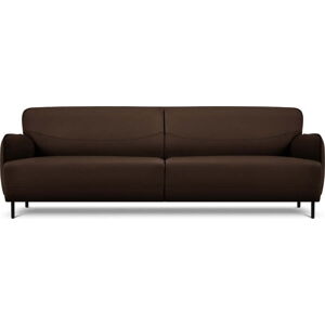 Hnědá kožená pohovka Windsor & Co Sofas Neso, 235 x 90 cm