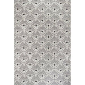 Černo-šedý venkovní koberec Ragami Amsterdam, 160 x 230 cm
