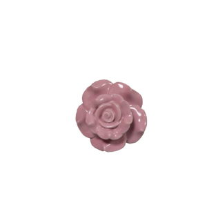 Růžová kameninová dekorativní úchytka Antic Line Belarosa