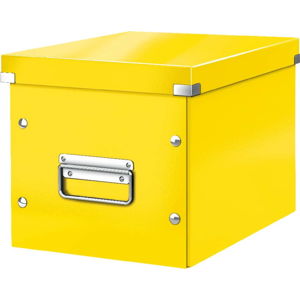 Žlutá úložná krabice Leitz Office, délka 26 cm