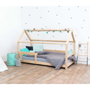 Dětská postel s bočnicí ze smrkového dřeva Benlemi Tery, 80 x 180 cm
